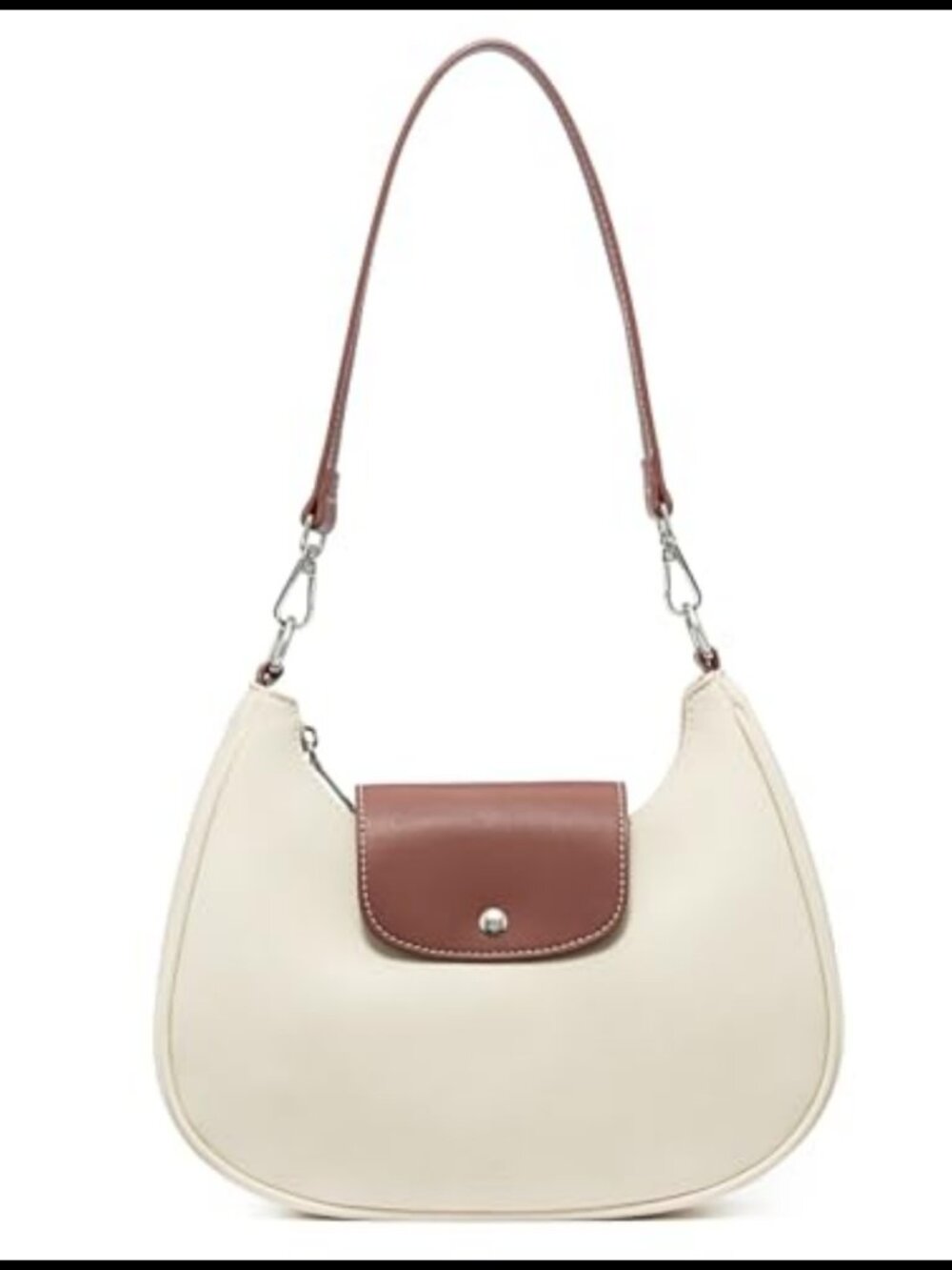 Vegan Leather Hobo Shoulder Bag RFID Blocking Crossbody Purse Adjustable Strap